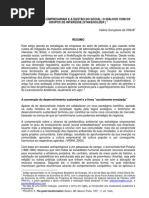 STAKEHOLDERS Estrategias Empresariais e a Gestao Do Social