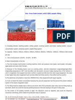 Tomato Paste Processing Line Catalogue