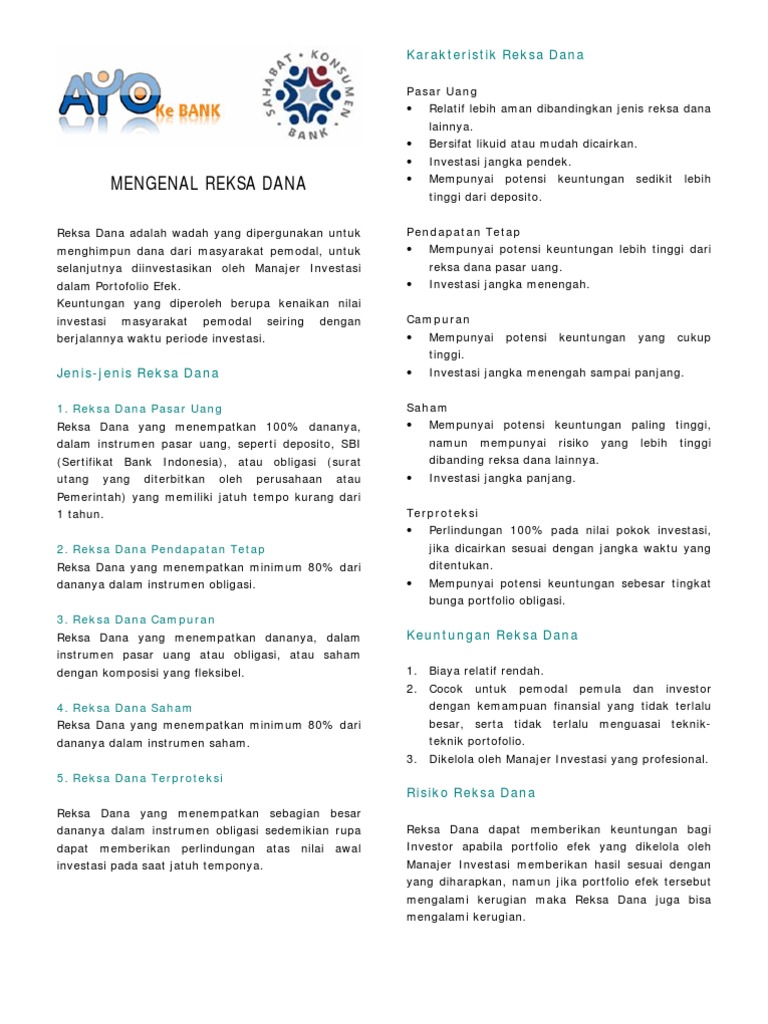 Mengenal Reksa Dana | PDF