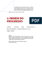 A Ordem Do Progresso (Resumo)