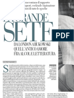 La Grande Sete. Rapporti Tra Alcol e Letteratura, Di Valerio Magrelli 30.07.2013