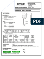 Specification Status:: Polyswitch® PTC Devices