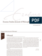 Erasmus Student Journal of Philosophy #3 (2012)