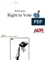 Right To Vote: Know Your