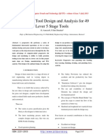 Progressive Tool Design and Analysis For 49 Lever 5 Stage Tools