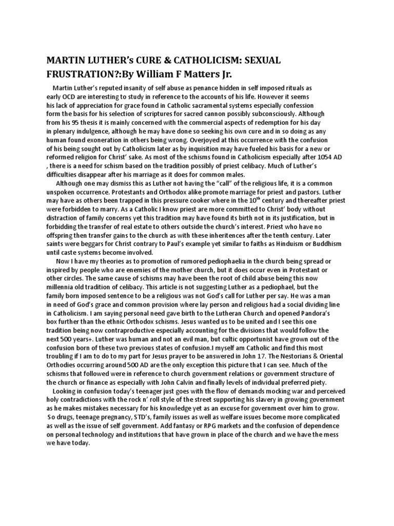 Martin Luther | PDF | Martin Luther | Catholic Church