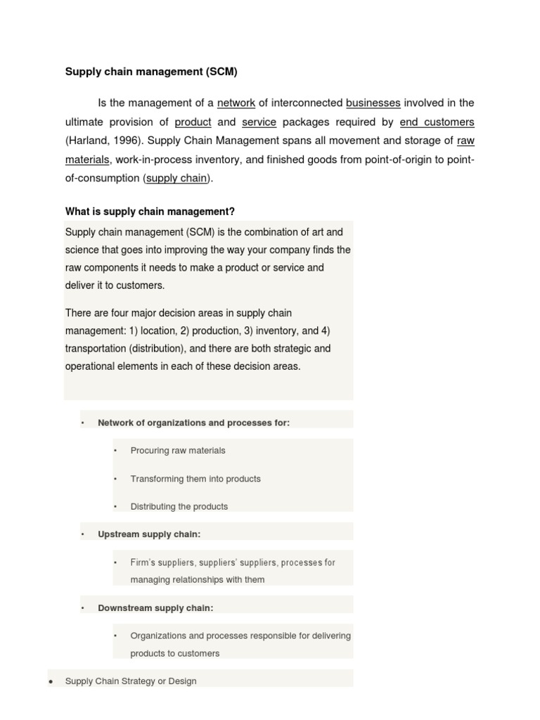 Push Vs Pull System PDF Supply Chain Supply Chain Management