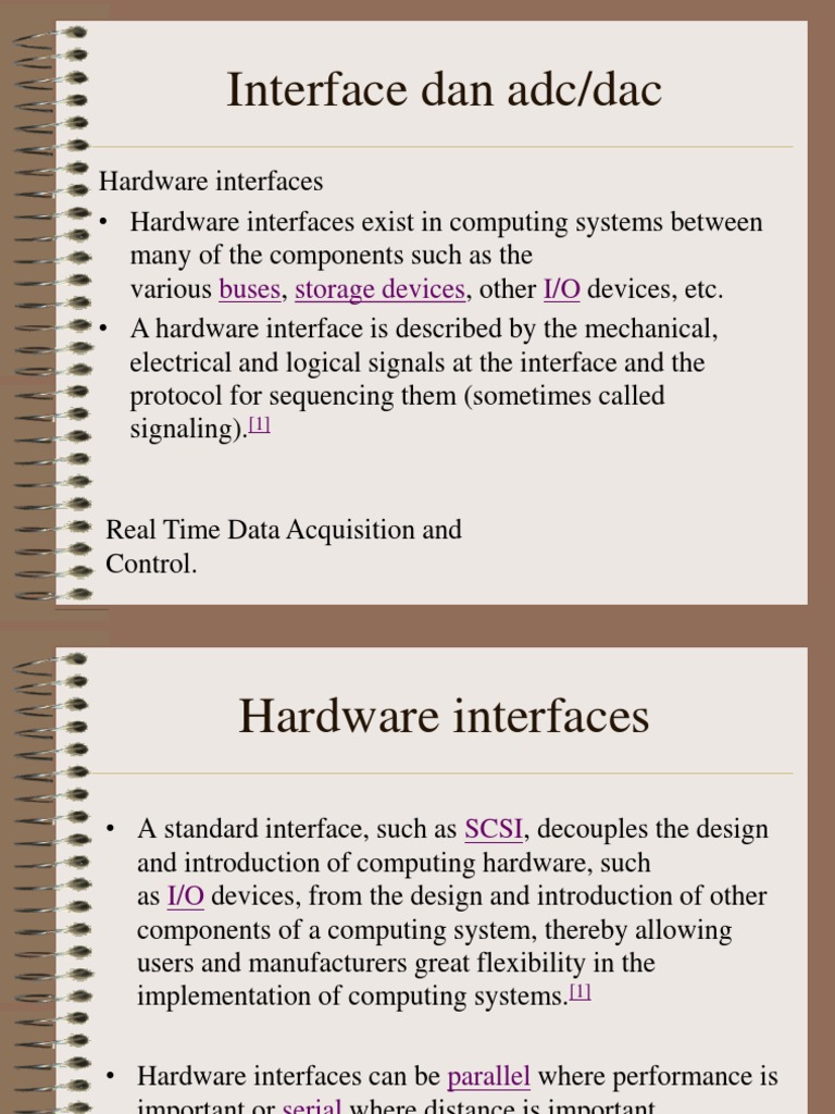 Kontrol Digital - Interface Dan Adc Dac | PDF | Input/Output ...