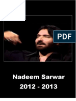 Nadeem Sarwar 2012 - 2013