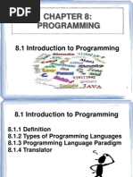 Topic 8 Programing