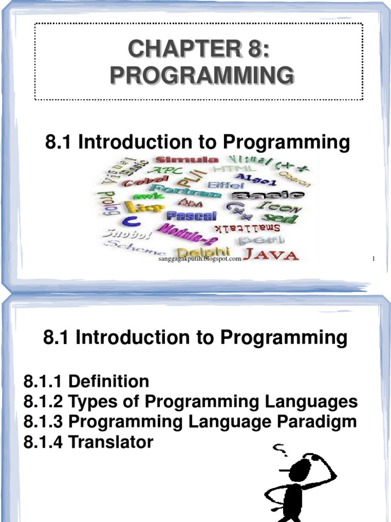 Topic 8 Programing | PDF | Data Type | Computer Programming