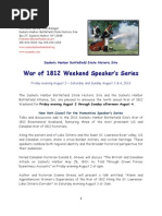 Download War of 1812 Speakers Series by Newzjunky SN156974558 doc pdf