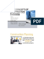 Basic Concepts in The Development of Construction Plans