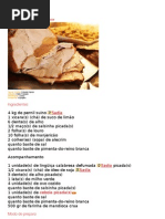 Pernil Assado Com Farofa