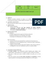 Procedimiento de Uso de Cierra Circular