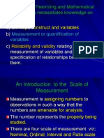 4185 4185 Scale of Measurement,Reliability&Validity