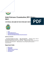 Joint Entrance Examination JEE
