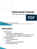 Colon Cancer and WNT-signalling