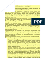 La Richesse Se Trouve en Afrique