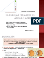 Glaucoma Primario de Ángulo Abierto