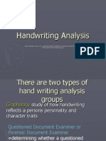 Handwriting Analysis Part 1