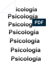 Letras Psicologia