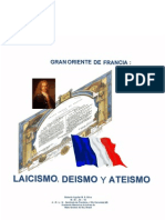 Aquilar Silva Roberto - Gran Oriente de Francia - Laicismo Deismo Y Ateismo