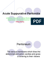 Acute Suppurative Peritonitis