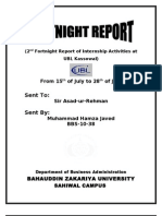 2nd Fortnight Report