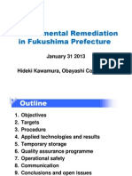Kawamura Remediation Fukushima