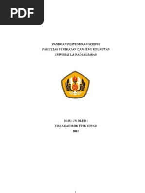 119439914 Pedoman Skripsi 2012