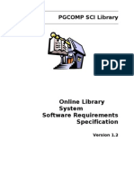 72376885 Software Requirements Specification Library Management System