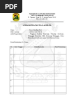 Kartu Kendali, OK (Print)