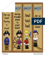Pirate Bookmarks by Judy Bonzer