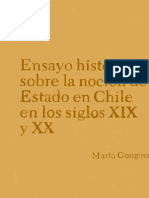 Ensayo histórico sobre la noción de Estado de Chile - Mario Gongora