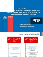 LEY 20.422 Mesa de La Discapacidad 14.03.2012