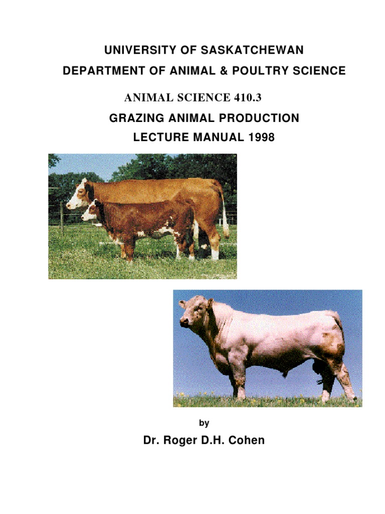 Beef Cattle Management in Saskatchewan | PDF | Calf | Weaning