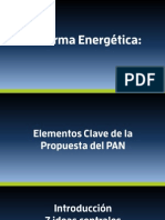 PAN, Propuesta de Reforma Energética