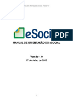 Manual eSocial versão 1