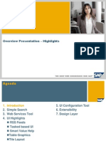 SAP CRM 7.0 UI Framework Highlights - Overview Presentationn 2011