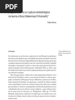 Habermas vs. Honneth