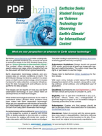Download Earthzine 2013 Tech Essay Contest - Deadline Sept 3 by Jeff Kart SN157098308 doc pdf