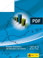 Anuario Estadistico Ministerio Del Interior 2012