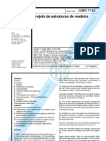 Projeto de Estruturas de Madeira: ABNT-Associação Brasileira de Normas Técnicas
