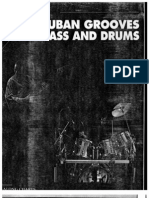 Drum Lessons - Afro Cuban Grooves For Bass and Drums PDF