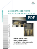 Wittur - Modernizacion de Puertas de Cabina (Automaticas)
