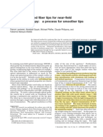 Chemically Etched Fibery A Process For Smoother Tip - Endnote