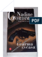 Gordimer, Nadine - Un Arma en Casa