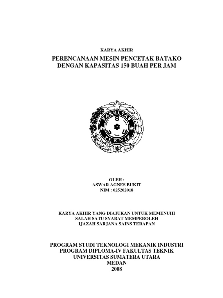 Cetak Batako I Cetak Batako I