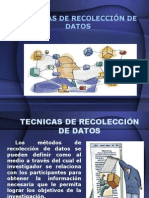 Tecnicas de Recoleccion